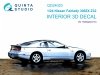 Quinta Studio QD24020 Nissan Fairlady 300ZX Z32 3D-Printed coloured Interior on decal paper (Hasegawa) 1/24